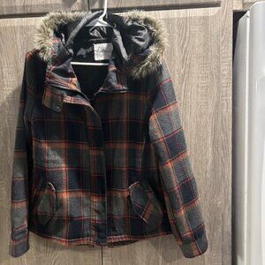 Women's Kirra Plaid Hooded Jacket